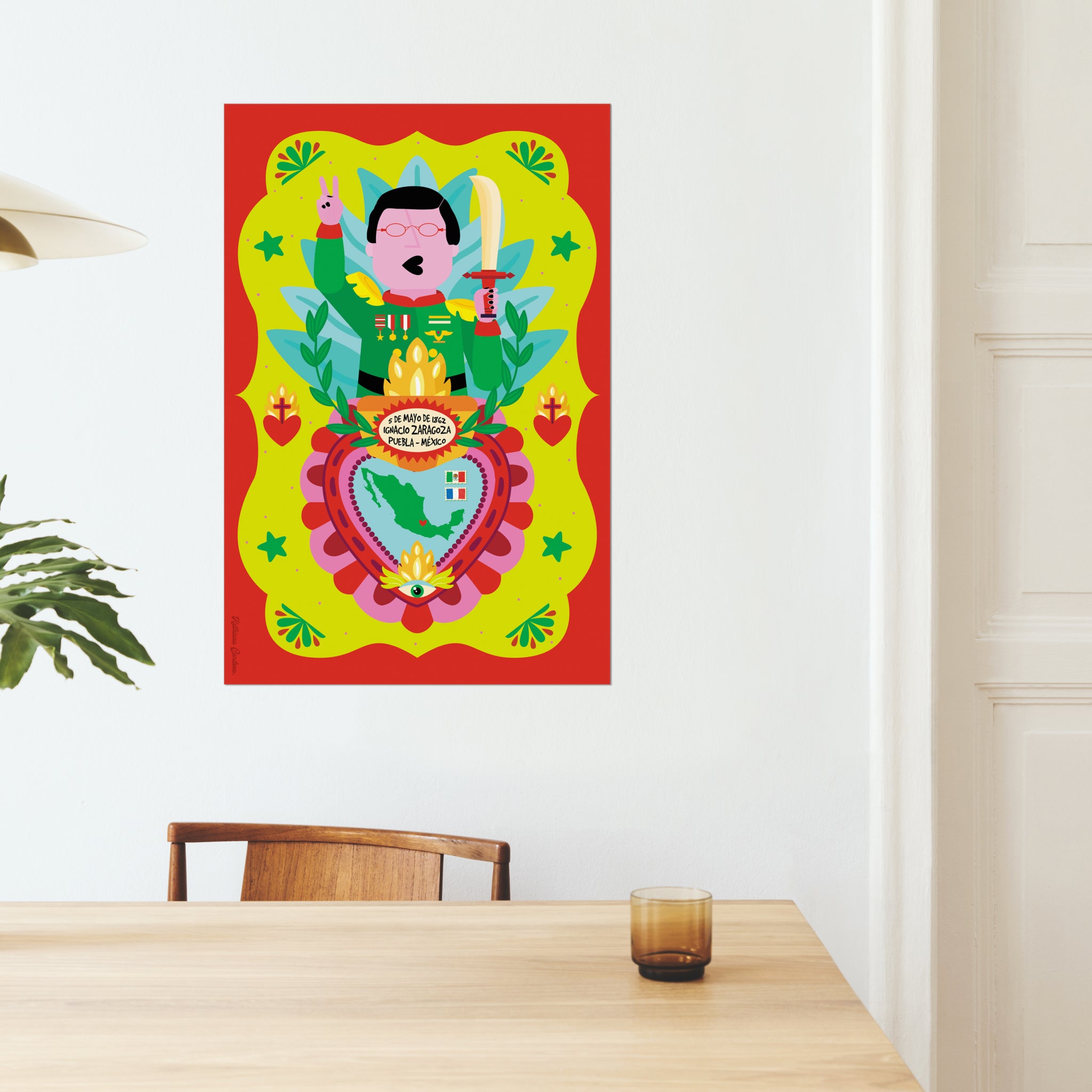 Giclée-Kunstdruck – 5 de Mayo – Ignacio Zaragoza