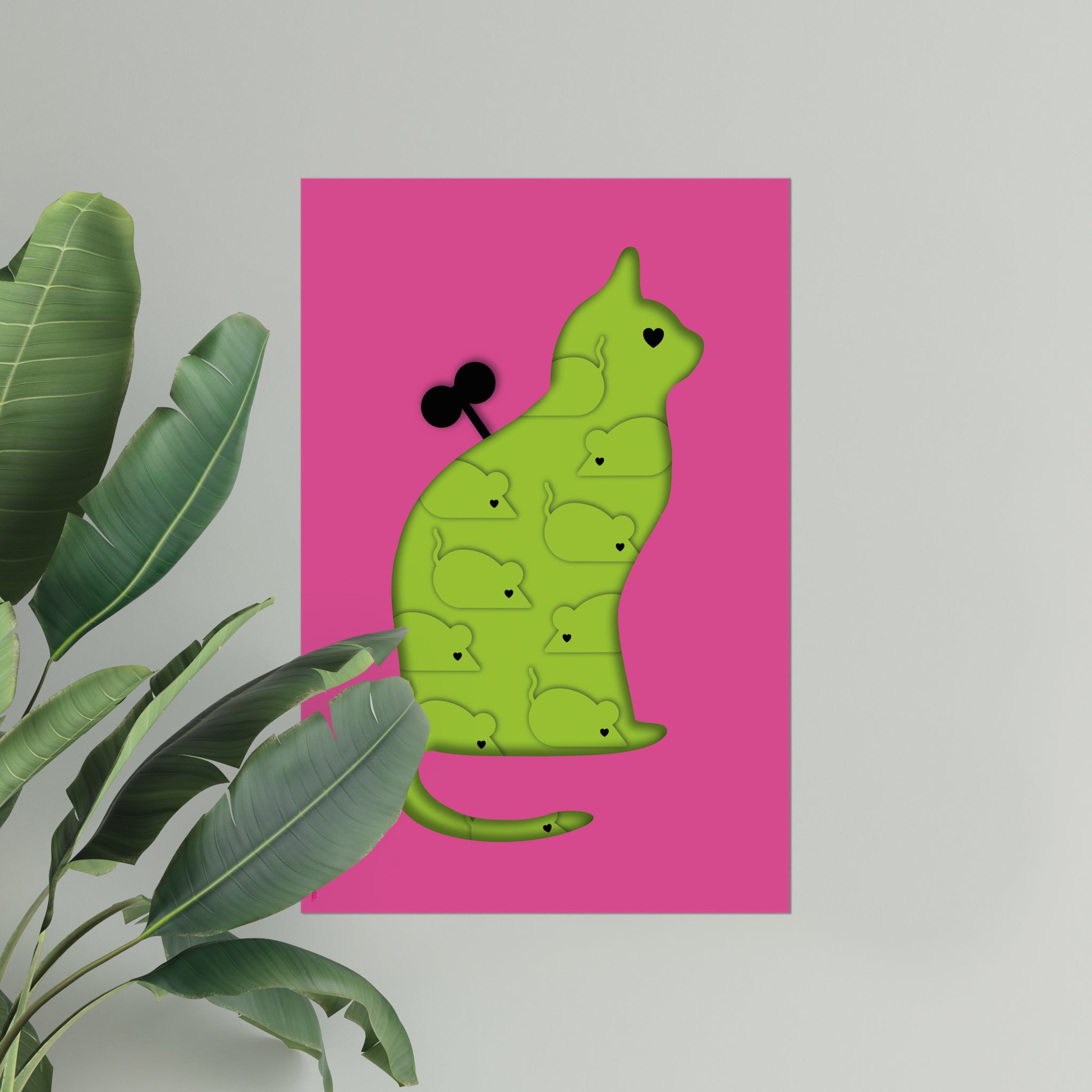 Giclée Fine Art Print -  Coexistence pink