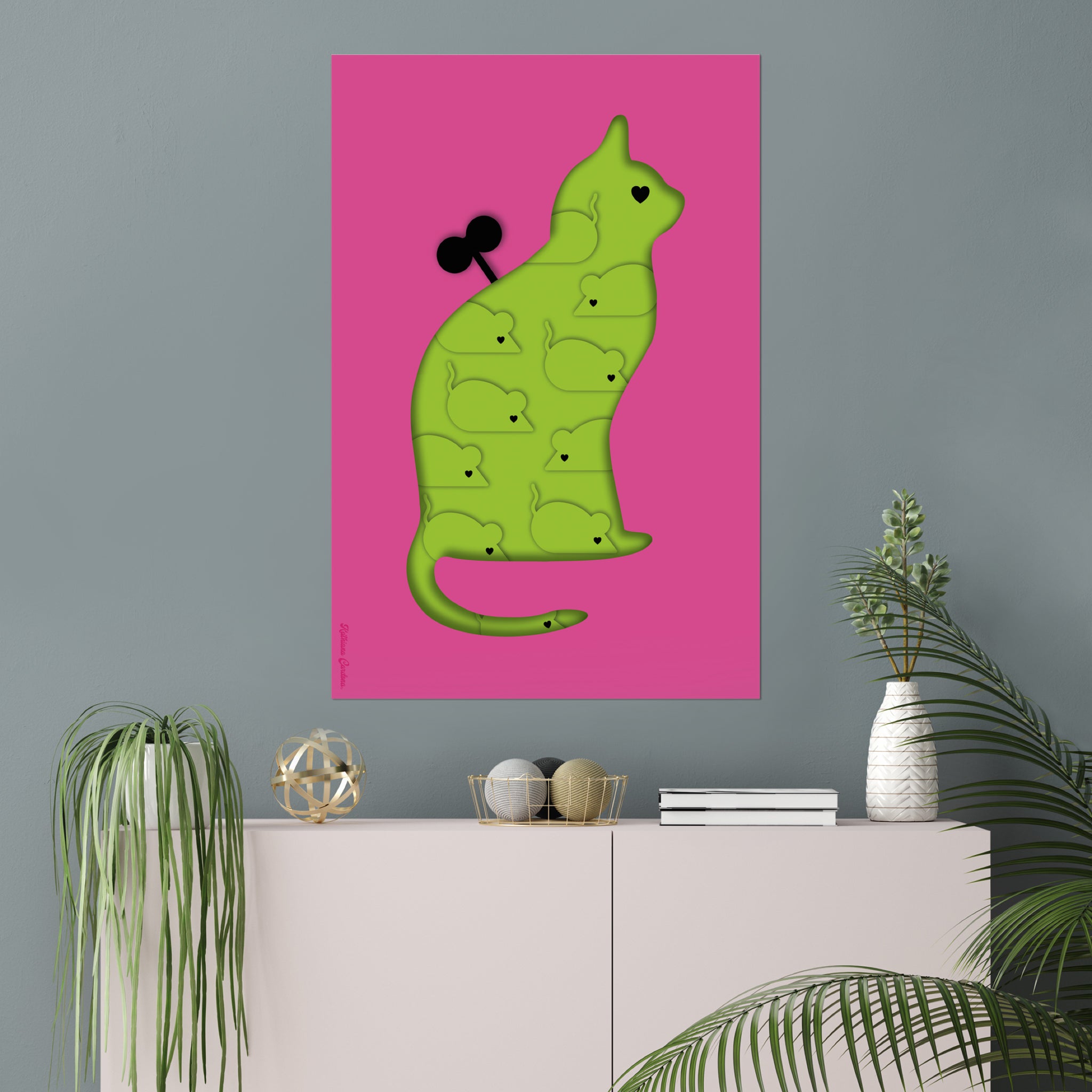 Giclée Fine Art Print -  Coexistence pink