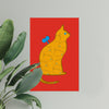 Giclée Fine Art Print - Coexistence red and orange