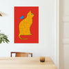 Load image into Gallery viewer, Giclée Fine Art Print - Coexistence red and orange