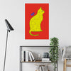 Giclée Fine Art Print - Koexistenz rot gelb