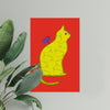 Giclée Fine Art Print - Koexistenz rot gelb