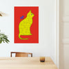 Giclée Fine Art Print - Koexistenz rot gelb