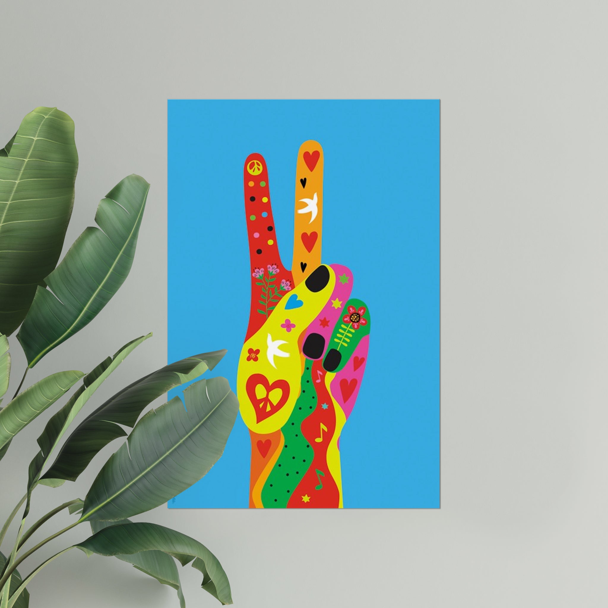 Giclée Fine Art Print - Hand Peace