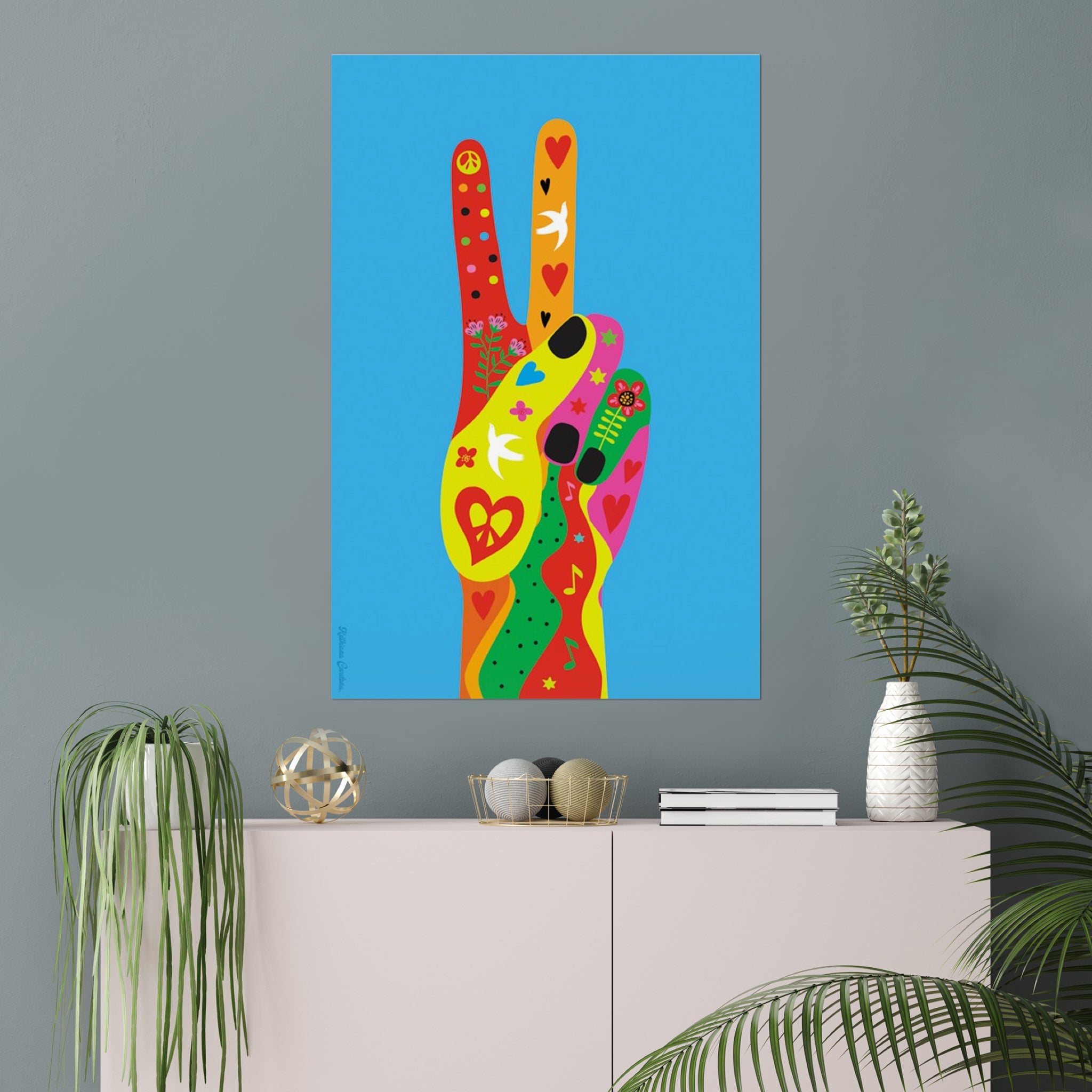 Giclée Fine Art Print - Hand Peace