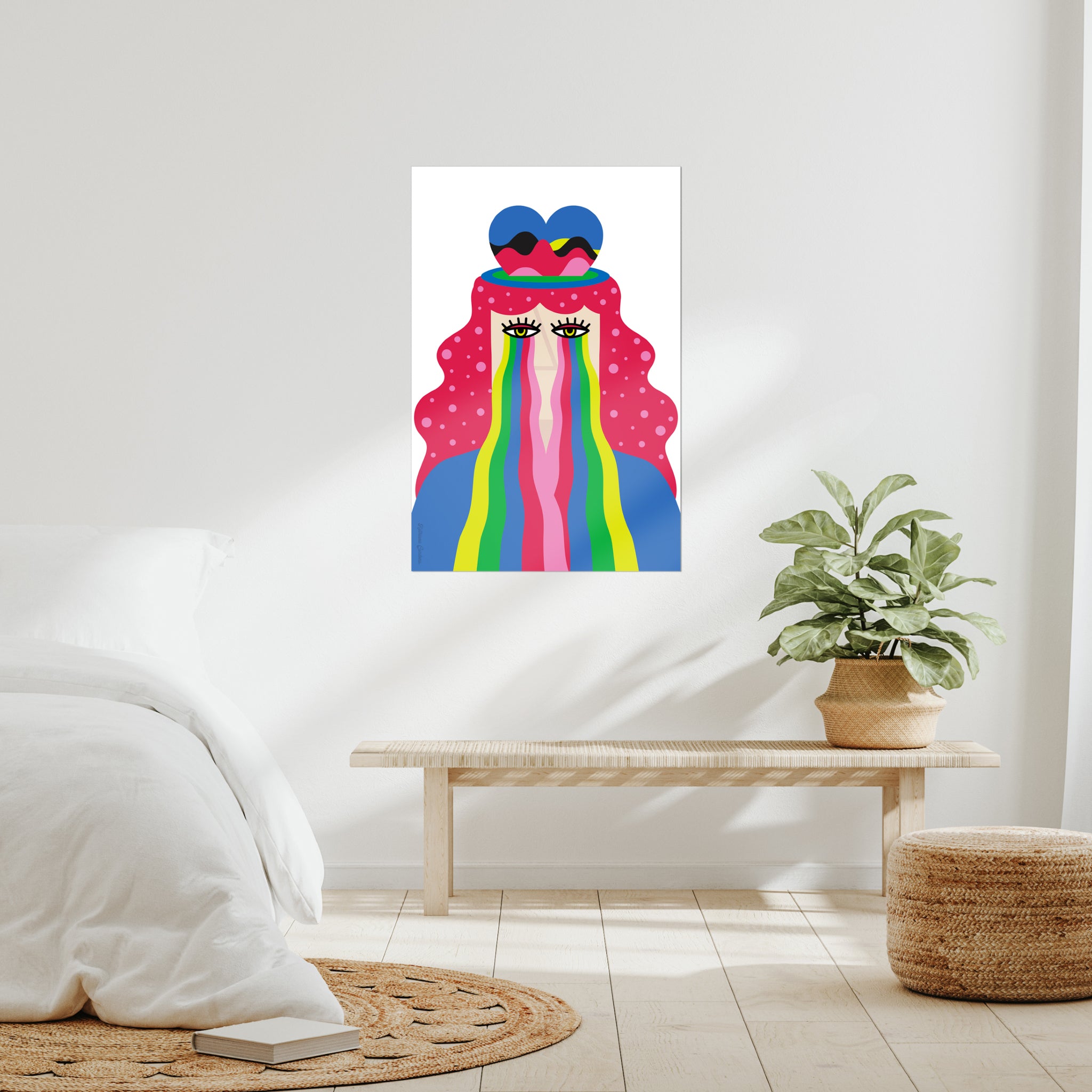 Giclée Fine Art Print - Der Blick der Subjekte, der Blick der Objekte -Lady-Version- 