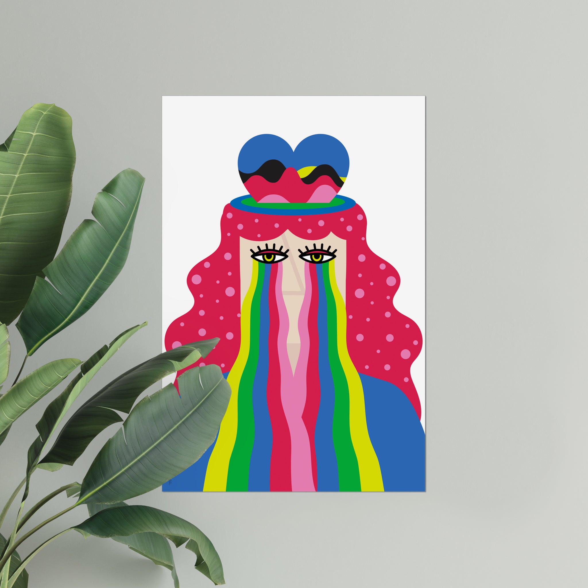 Giclée Fine Art Print - Der Blick der Subjekte, der Blick der Objekte -Lady-Version- 
