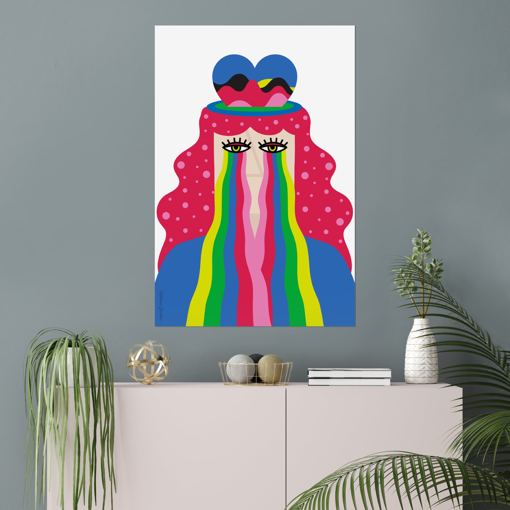 Giclée Fine Art Print - Der Blick der Subjekte, der Blick der Objekte -Lady-Version- 