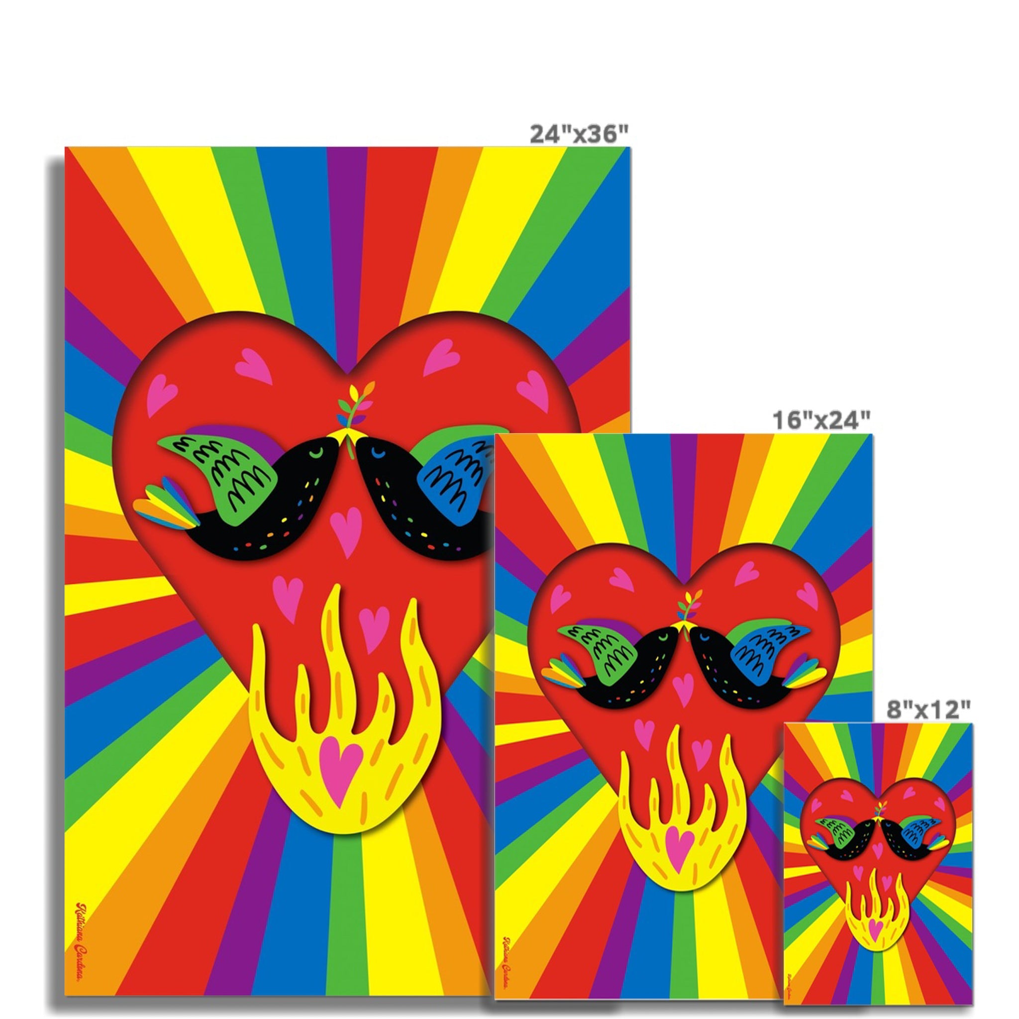 Giclée Fine Art Print - Love Lgbti