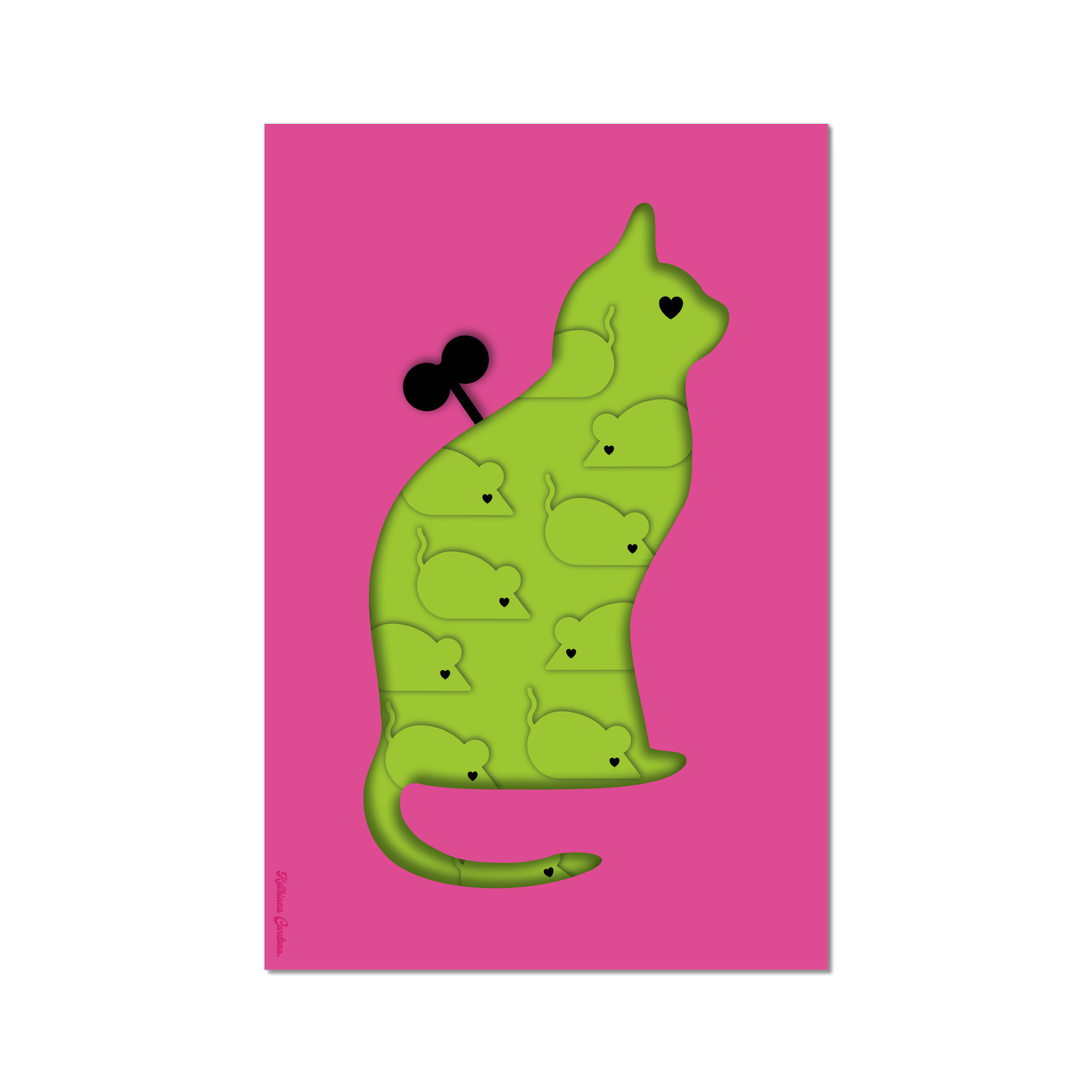 Giclée Fine Art Print -  Coexistence pink