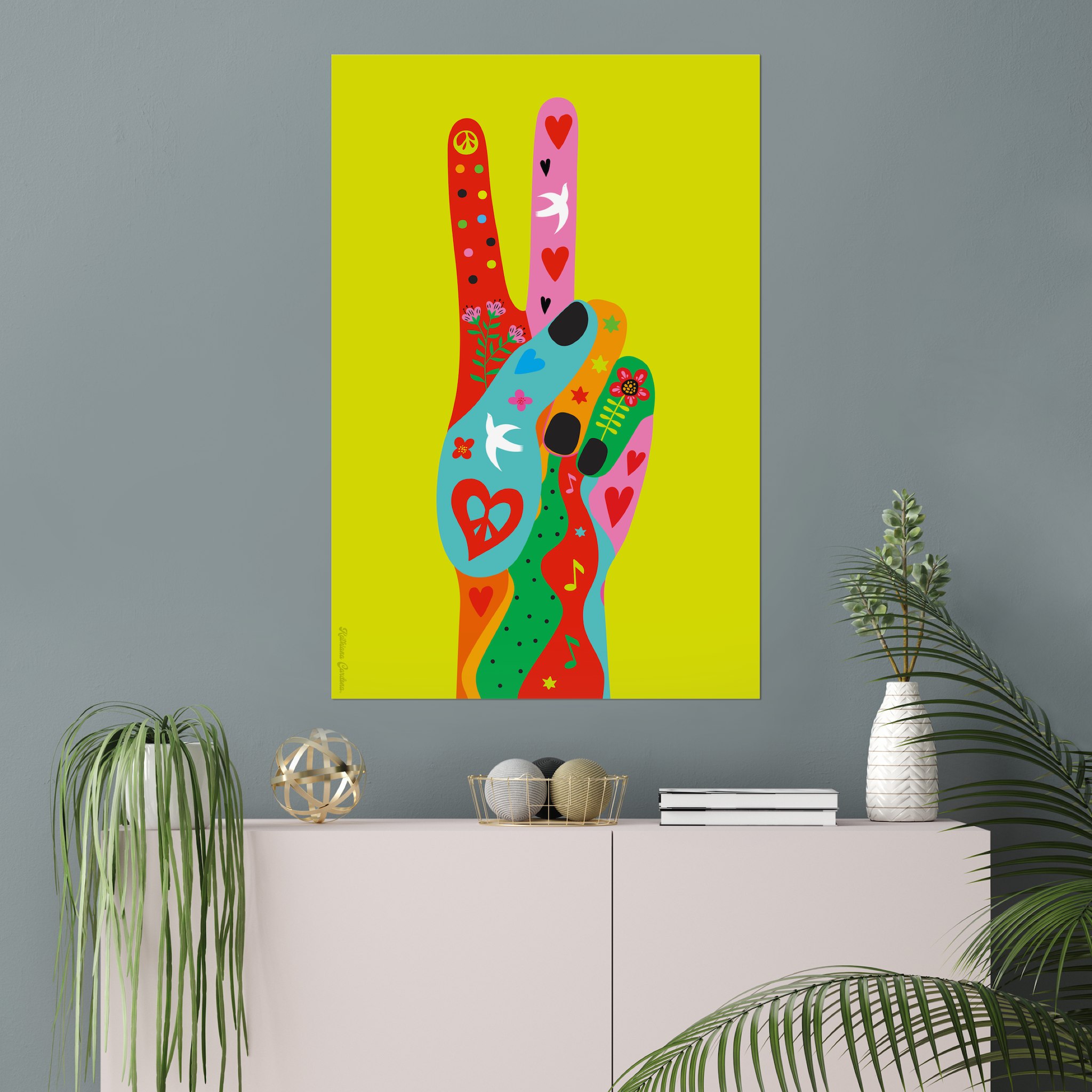 Giclée Fine Art Print - Peace & Happiness