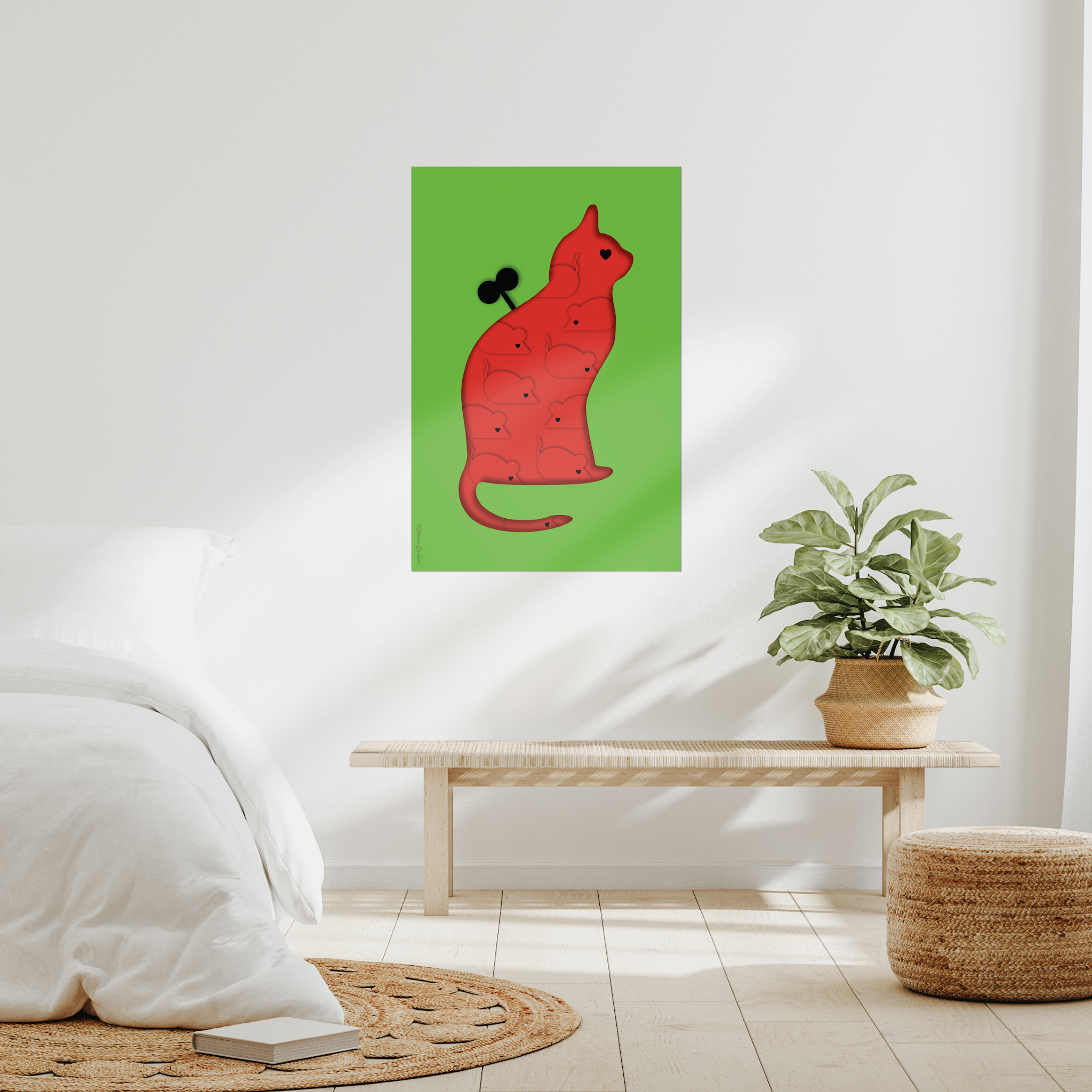 Giclée Art Print - Coexistence green