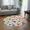 Runder Teppich Dots 2 Farben 