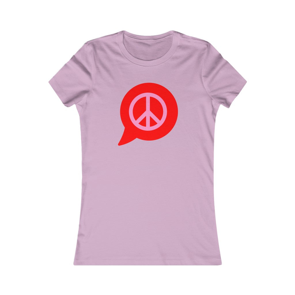 T-Shirt Women's Favorite Tee Say Peace