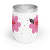 Load image into Gallery viewer, Chill Wine Tumbler Flower pink