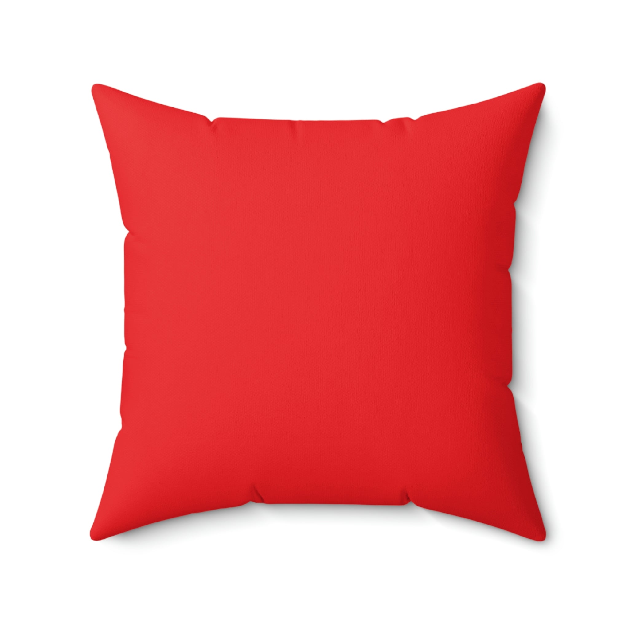 Love Spun Polyester Pillow red heart pattern