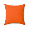 Laden Sie das Bild in den Galerie-Viewer, Kissen aus gesponnenem Polyester Happy Face blau/orange