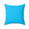 Load image into Gallery viewer, Spun Polyester Pillow Happy Face blue pattern m