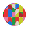Load image into Gallery viewer, Round Rug Geometrics rainbow