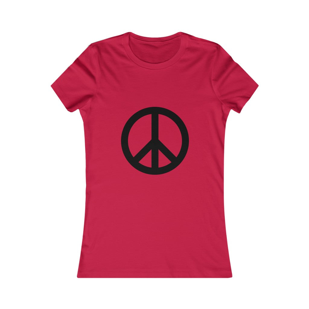 T-Shirt Damen Lieblings-T-Shirt Peace