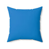 Spun Polyester Pillow Happy Face yellow/blue king
