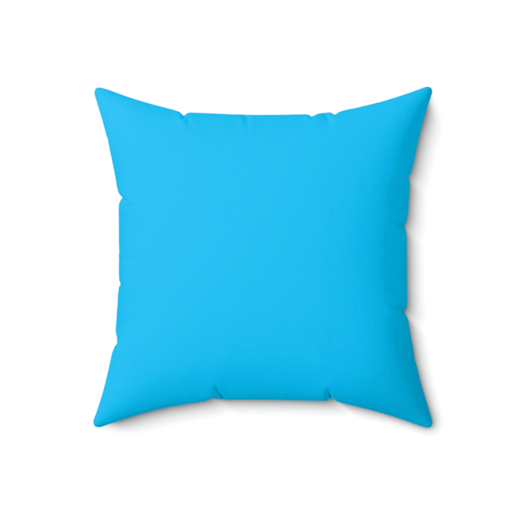 Spun Polyester Pillow Happy Face blue pattern m