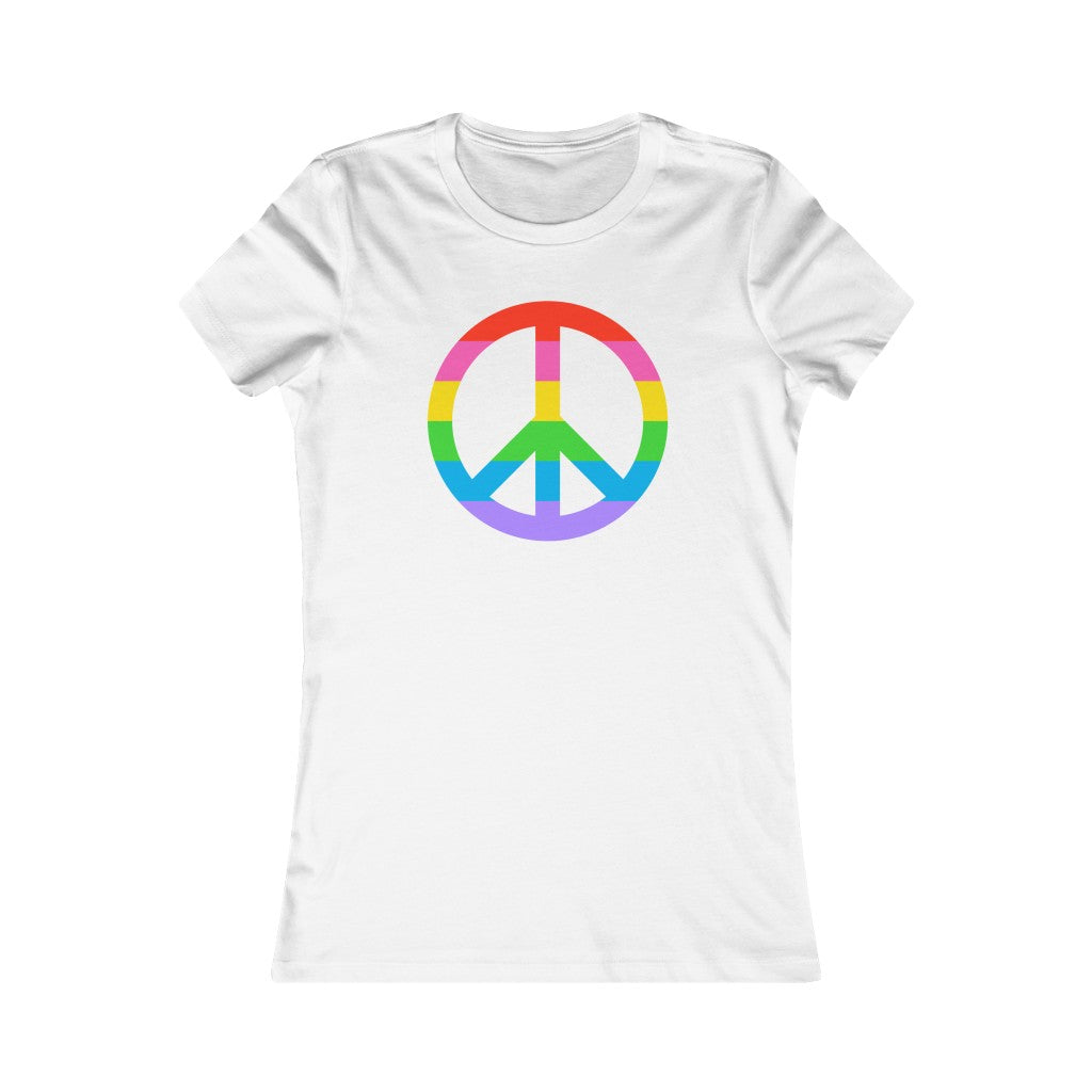T-Shirt Damen Lieblings-T-Shirt Peace