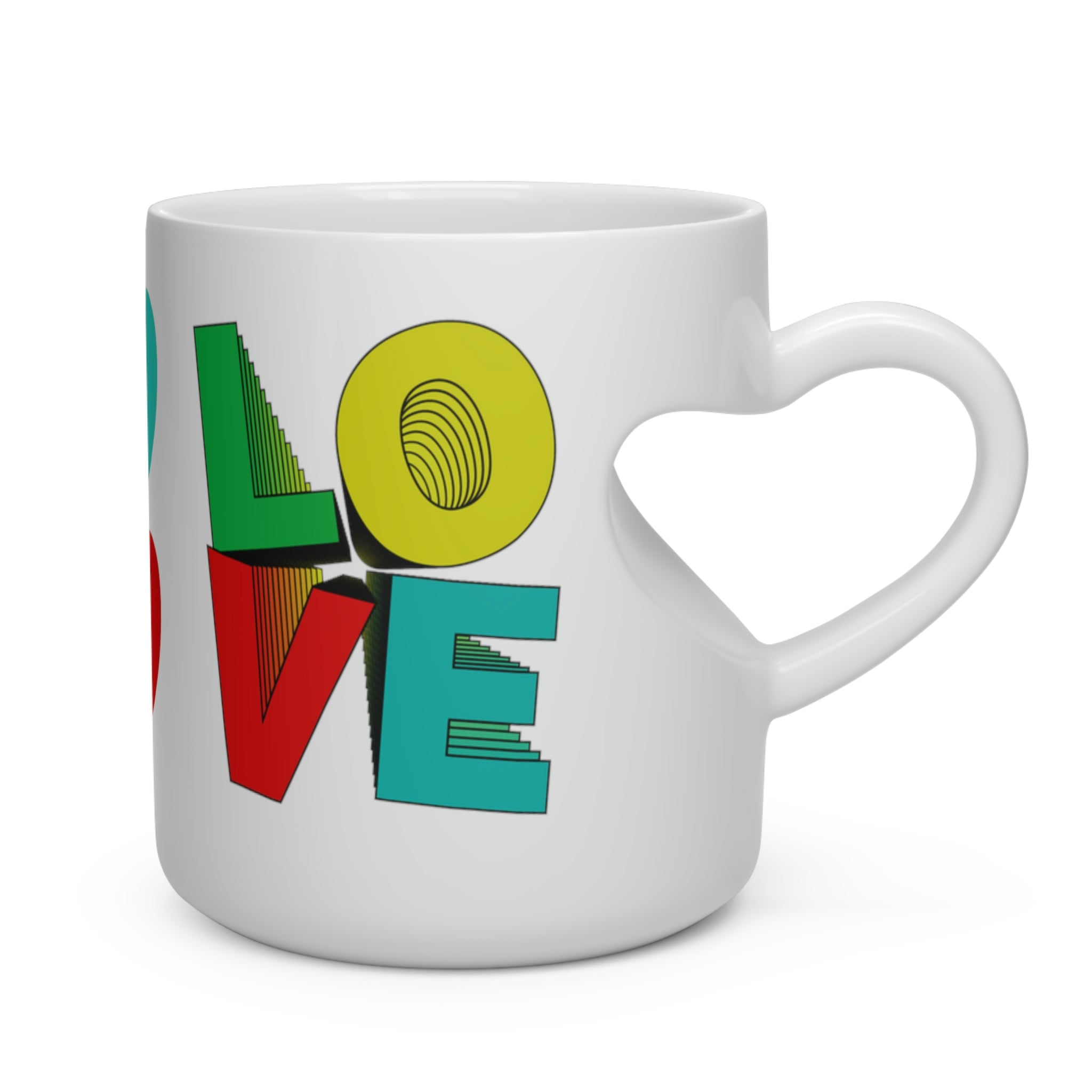 Heart Shape Mug Layer Love 2