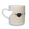 Load image into Gallery viewer, Heart Shape Mug Wing Heart black