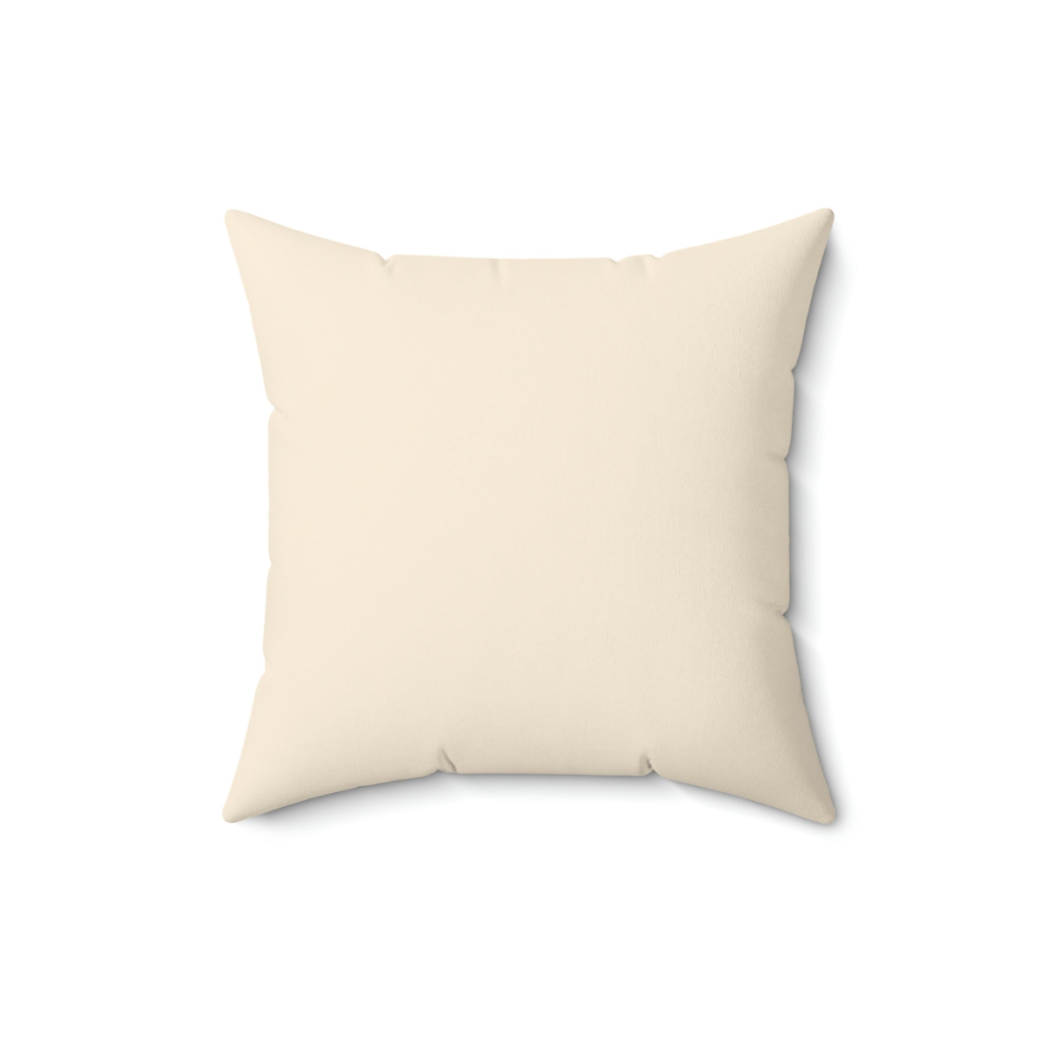 Spun Polyester Pillow Jack Pattern off white