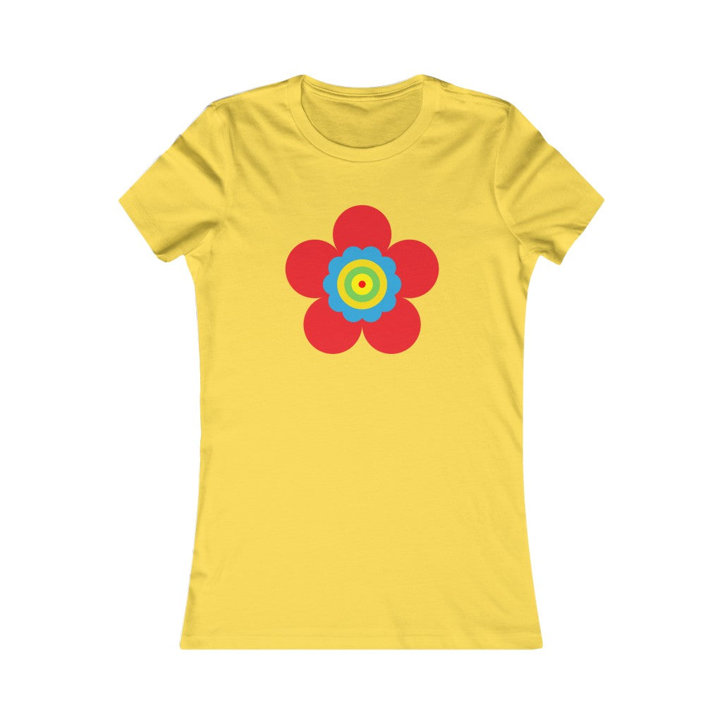 T-Shirt Women's Favorite Tee Hippy Flower