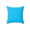 Load image into Gallery viewer, Spun Polyester Pillow Happy Face blue pattern m