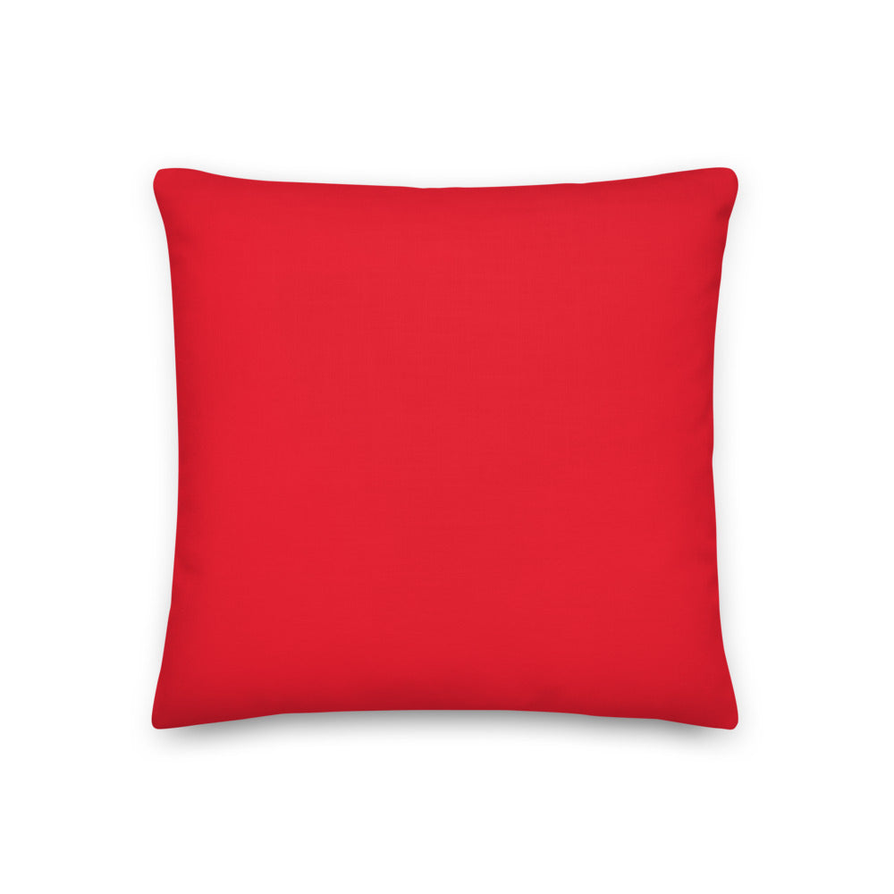 Premium Pillow Cat dots red