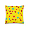 Load image into Gallery viewer, Premium Pillow Cat dots yellow