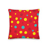 Load image into Gallery viewer, Premium Pillow Cat dots red