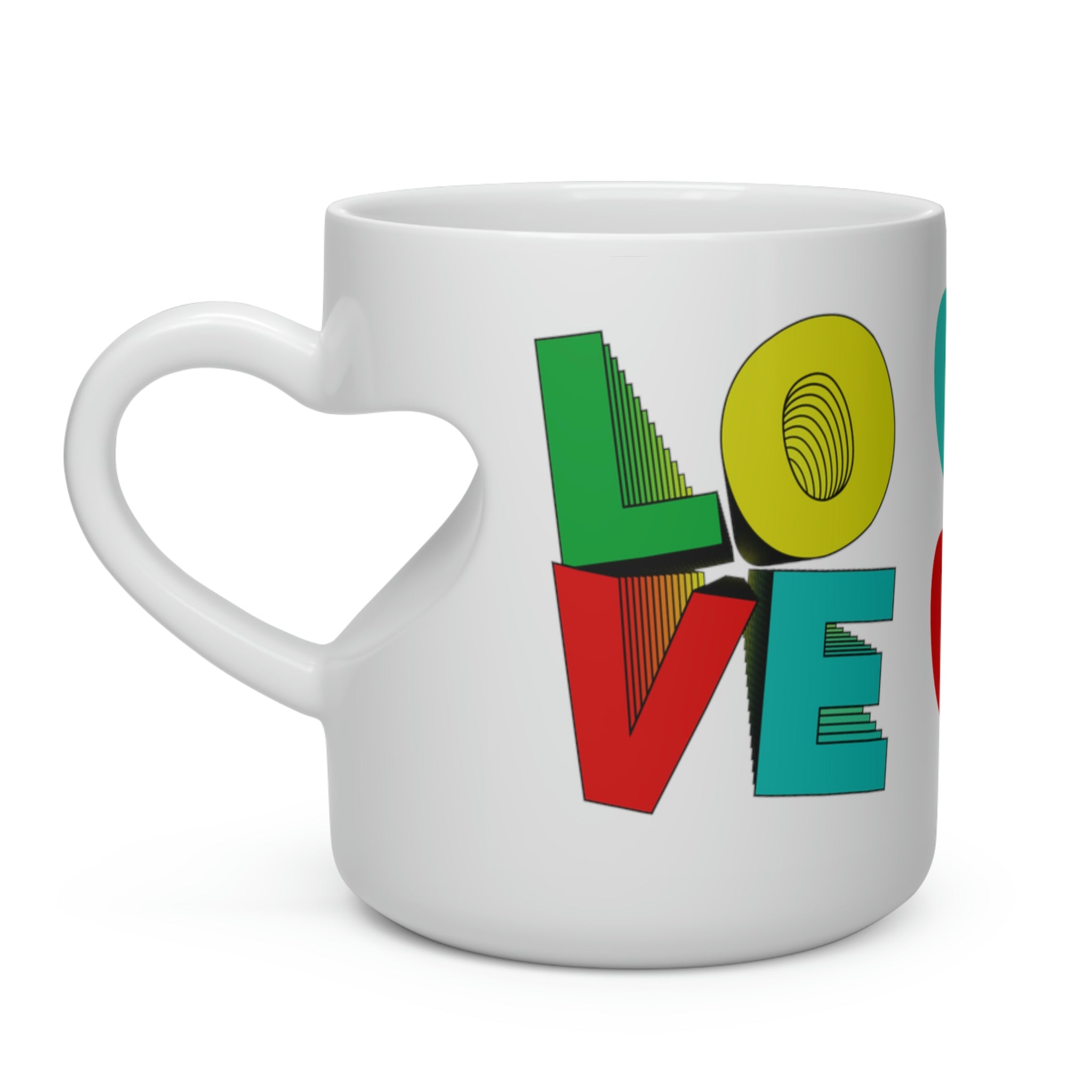 Herzförmige Tasse Layer Love 2 