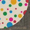Runder Teppich Dots 2 Farben 