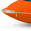 Load image into Gallery viewer, Spun Polyester Pillow Happy Face blue/orange
