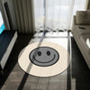 Runder Teppich Happy Face grau 