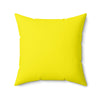 Laden Sie das Bild in den Galerie-Viewer, Gesponnenes Polyesterkissen Happy Face gelbes Muster m