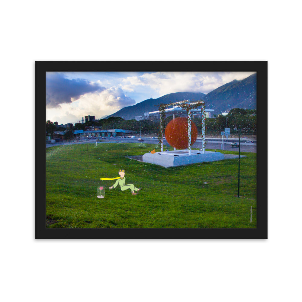 Caraqueño Kleiner Prinz 10 Gerahmtes Foto auf mattem Papier