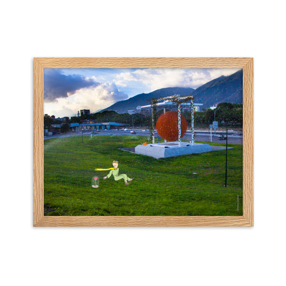 Caraqueño Kleiner Prinz 10 Gerahmtes Foto auf mattem Papier