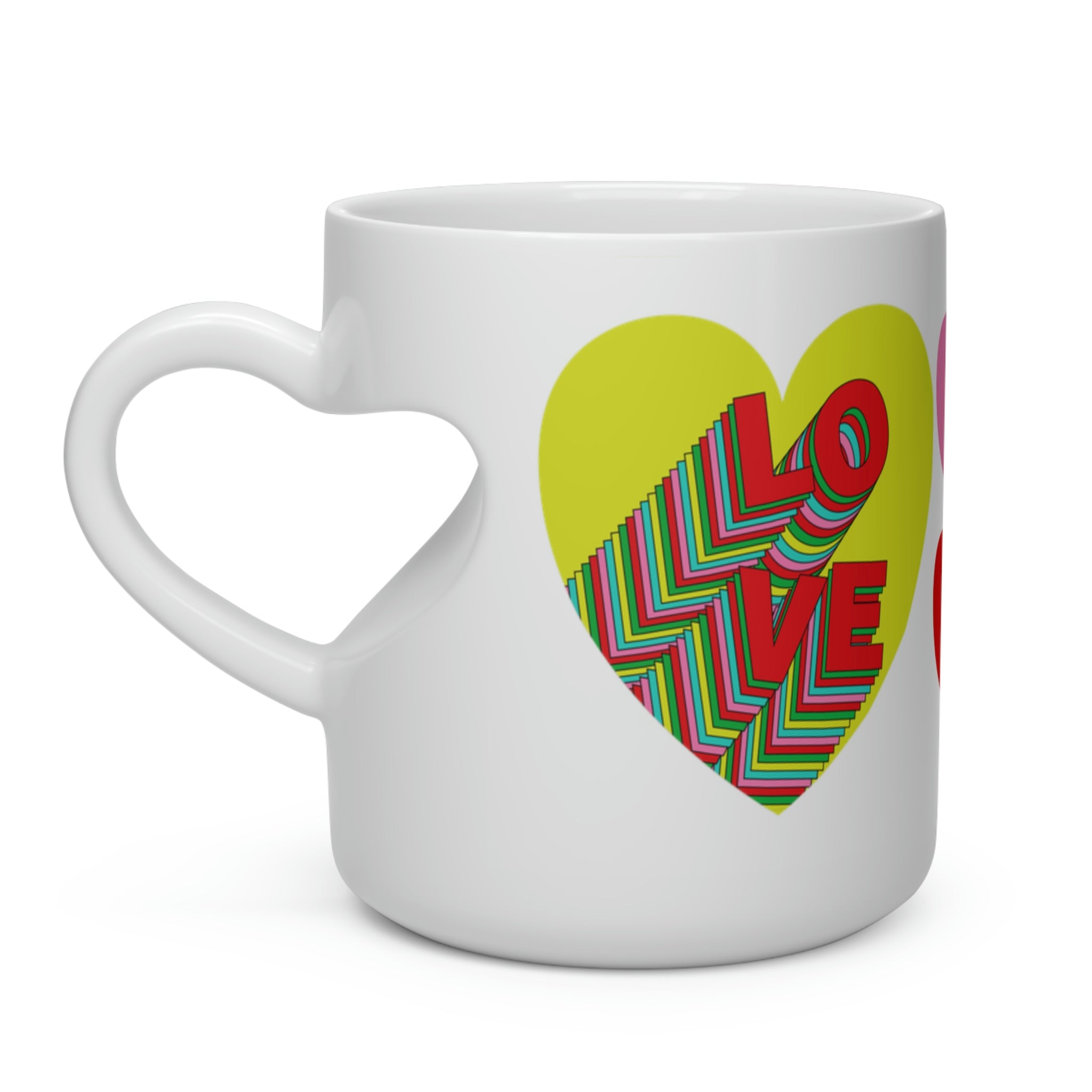 Herzförmige Tasse Layer Love 1 