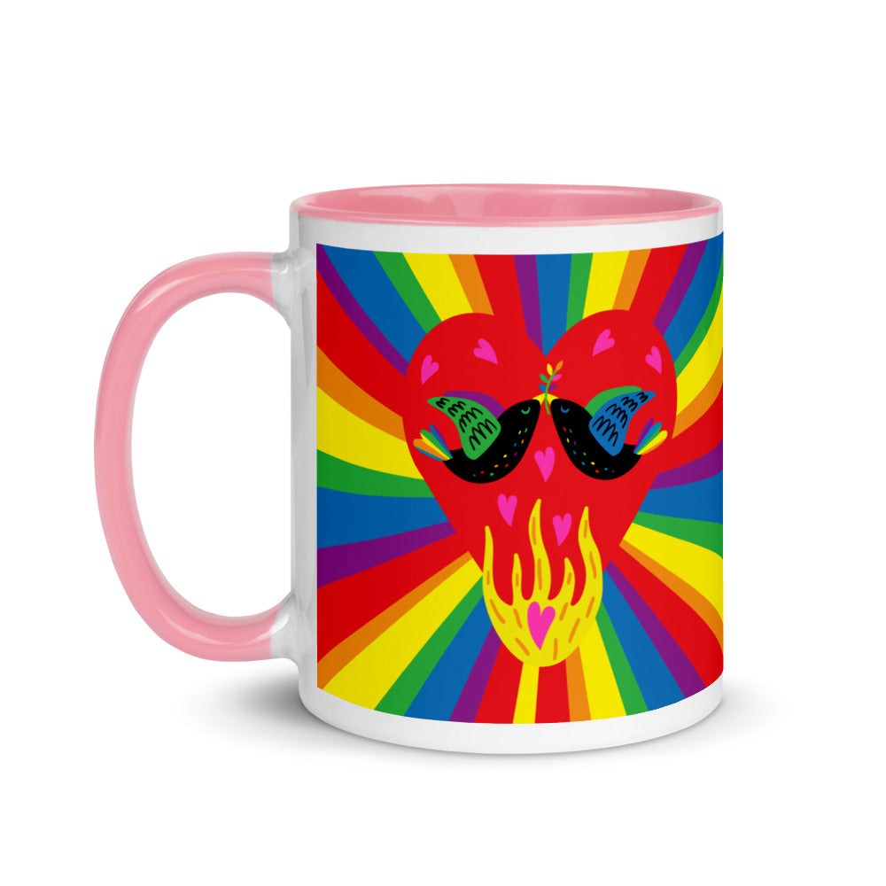Mug with Color Inside Love GGBTI Personalized