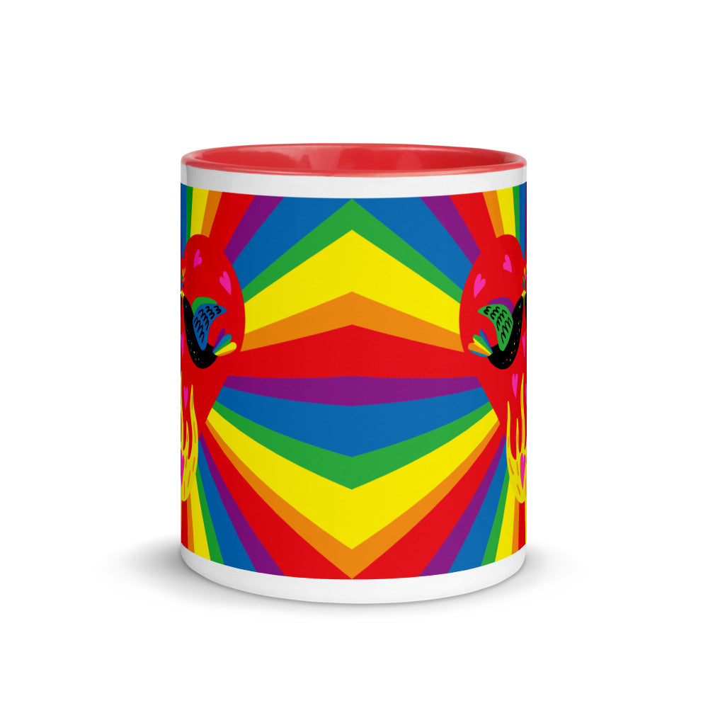 Tasse mit der Farbe Inside Love GGBTI personalisiert