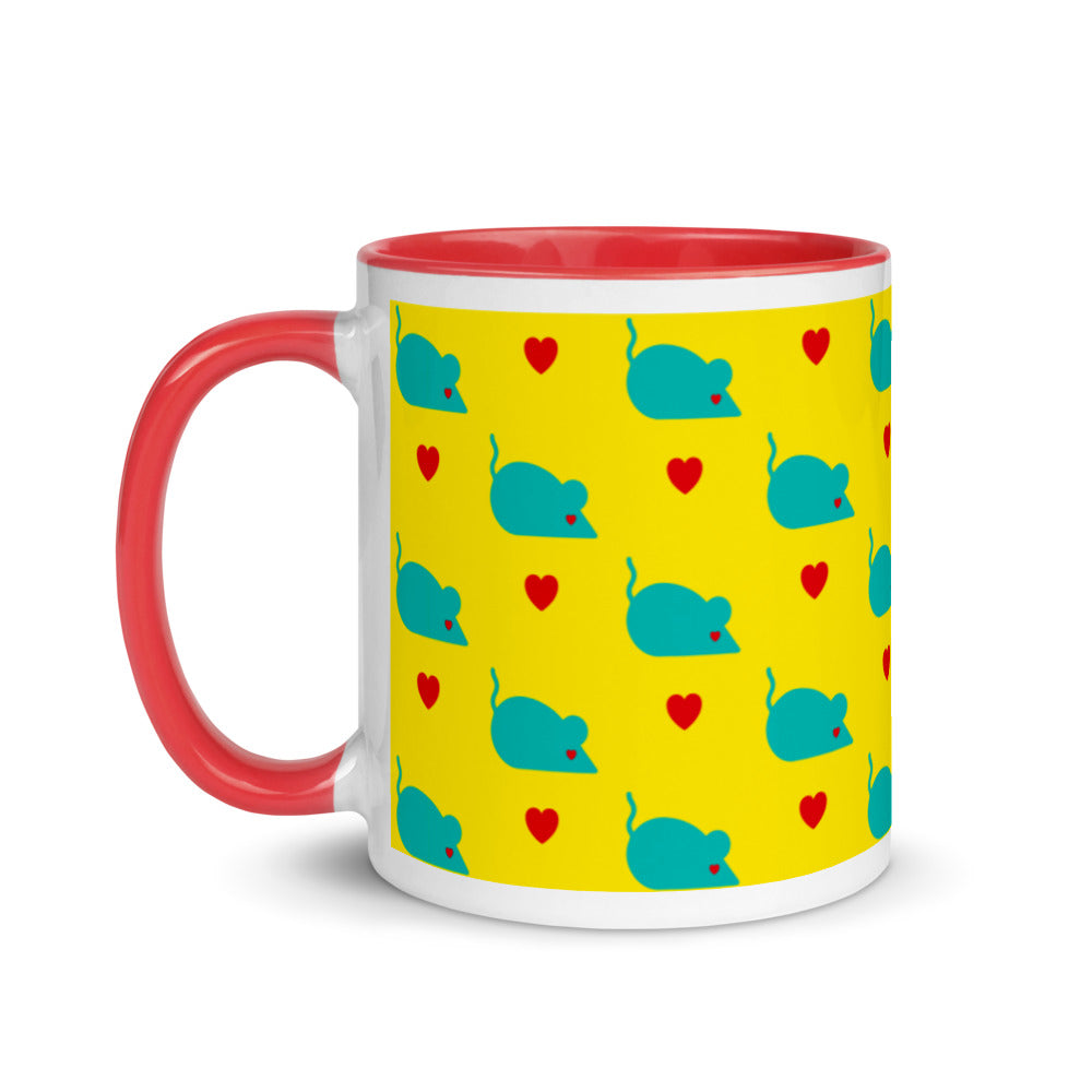 Mug with Color Inside Tolerance Cat Pattern Personalized