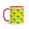 Mug with Color Inside Tolerance Cat Pattern Personalized