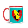 Mug with Color Inside Tolerance Heart Personalized