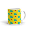 Load image into Gallery viewer, White glossy mug Tolerance Cat Pattern Personalized